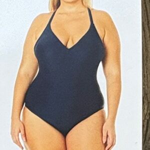 Hurley Blue UPF 50+ Swimsuit XL NWT